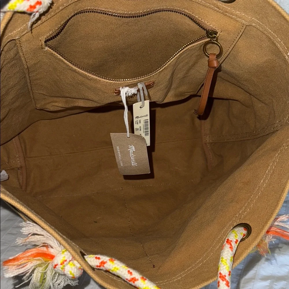 MADEWELL CANVAS Tote Bag with Braided Handles - Picture 7 of 12